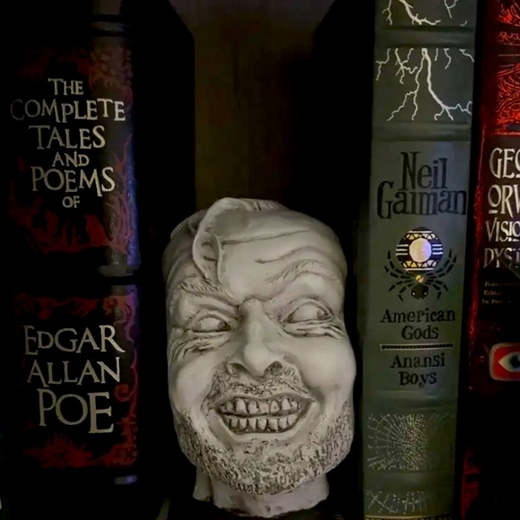 Other - 🆕 “Here’s Johnny” Sculptured Head, Resin Tabletop Decoration Bookshelf Film